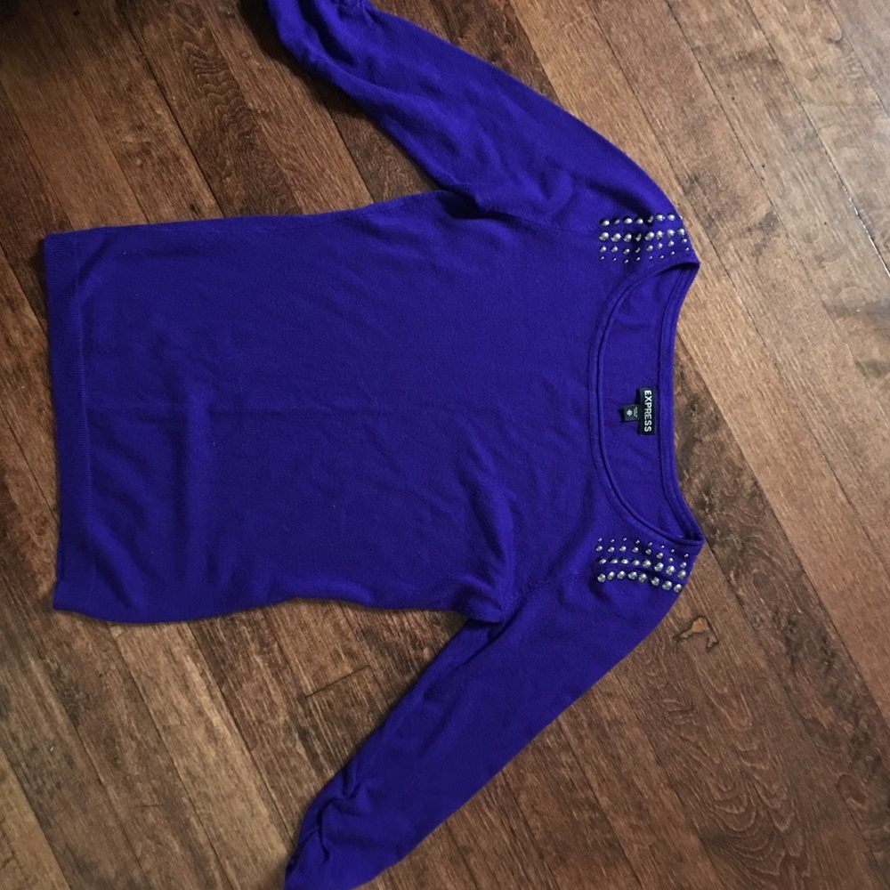 Express long sleeve fitted sweater
